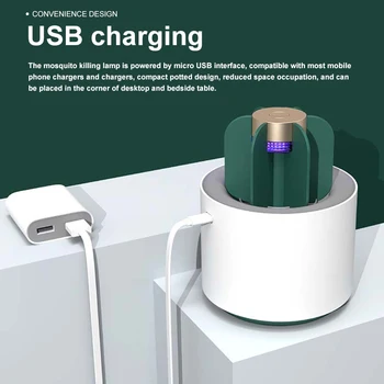 

Spot Bug Repellent Mosquito Pest Flies Insect Killer Lamp for Home Indoor Bedroom VJ-Drop