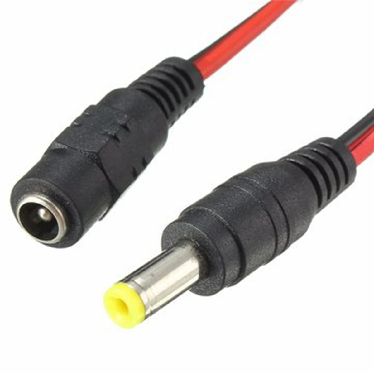DC12V мужской/женский источник питания, разъем, кабель, шнур, провод 5,5 мм x 2,1 мм для камеры видеонаблюдения