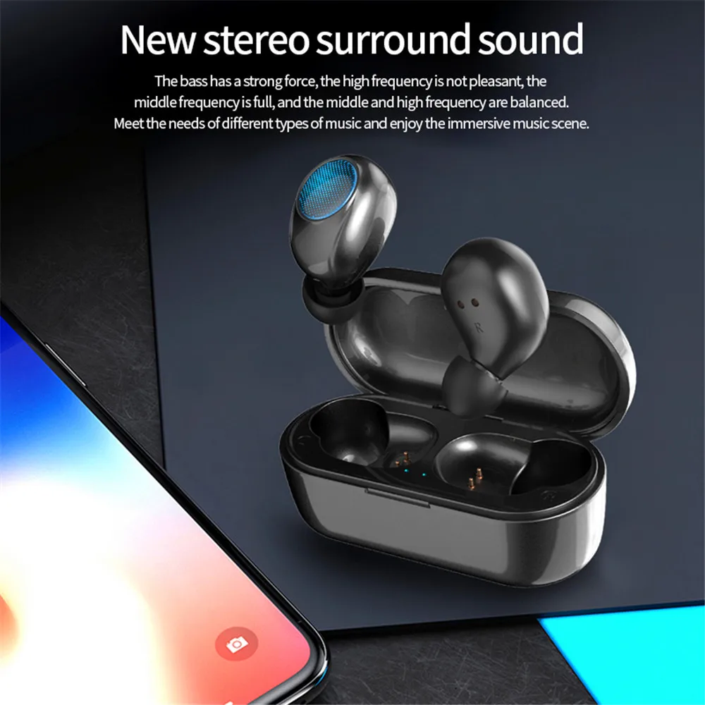 TWS Bluetooth наушники 5,0 в стерео Спортивные Беспроводные наушники шумоподавление игровая гарнитура aptx водонепроницаемые наушники