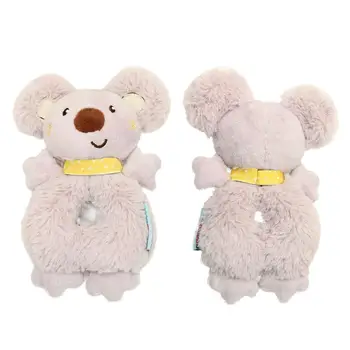 

Baby Animal Rattle Koala Rattle Ring Plush Toy Environmental Protection PP Cotton Padding Built-in Ringer Cartoon Decoration