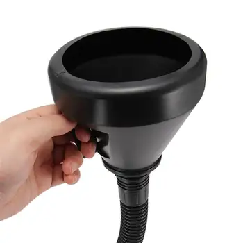 

Hot 2 In 1 Plastic Oil Funnel Can Spout For Oil Water Fuel Petrol Diesel Gasoline Flexible Car Funnel With Handle