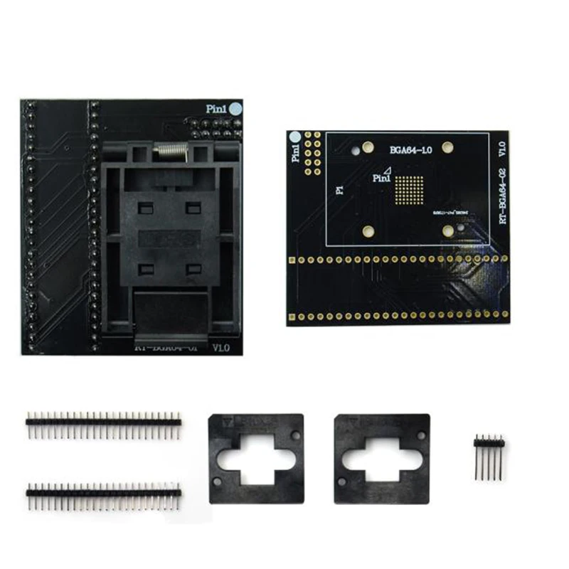

ANDK RT-BGA64-01 1.0MM Burn in Socket BGA64 IC Test Socket FBGA64 RT809H programming socket ZIF adapter