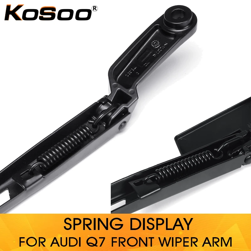KOSOO for Audi Q7 4L1955407A/4L1955408B 2007-2016 Car auto parts Front left/Right Windshield Windscreen Wiper Arm Replacement KOSOO for Audi Q7 4L1955407A/4L1955408B 2007-2016 Car auto parts Front left/Right Windshield Windscreen Wiper Arm Replacement