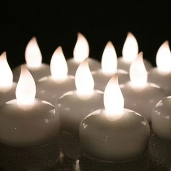 

Candles Lamp LED Tealight Flickering Water Sensor Smokeless Best Gift Home Decoration Flameless Votive Romantic Electronic