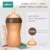 270ml Cross Hole Usbon, бутылочка для кормления, силиконовая детская соска, для груди, воды, молока, с широким горлышком, калибр, сменная соска, соска с ручками для малышей - Цвет: 270ml Cross Hole