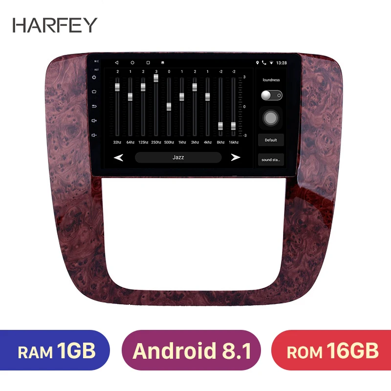 Harfey 9 дюймовый автомобильный GPS радиоприемник Android 8 1 для 2007 2008 2012 GMC