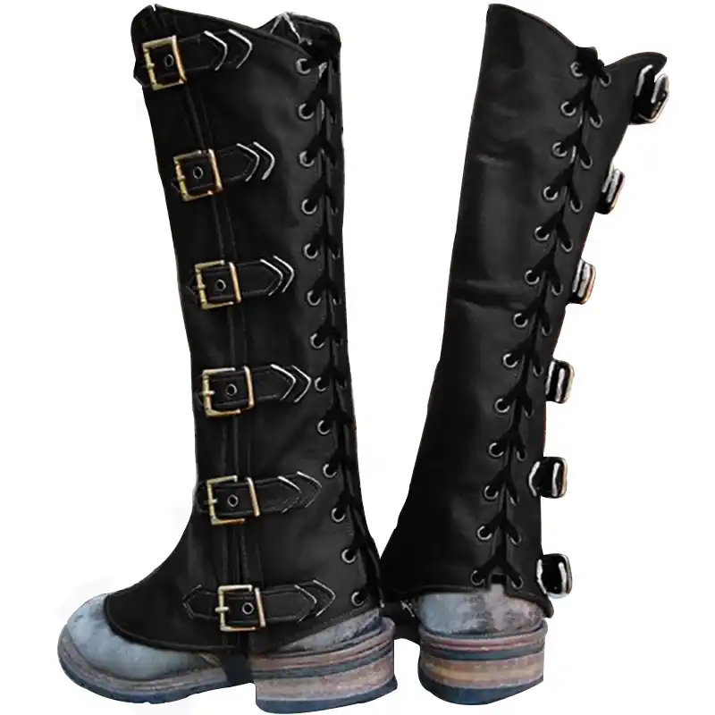 mens shin high boots