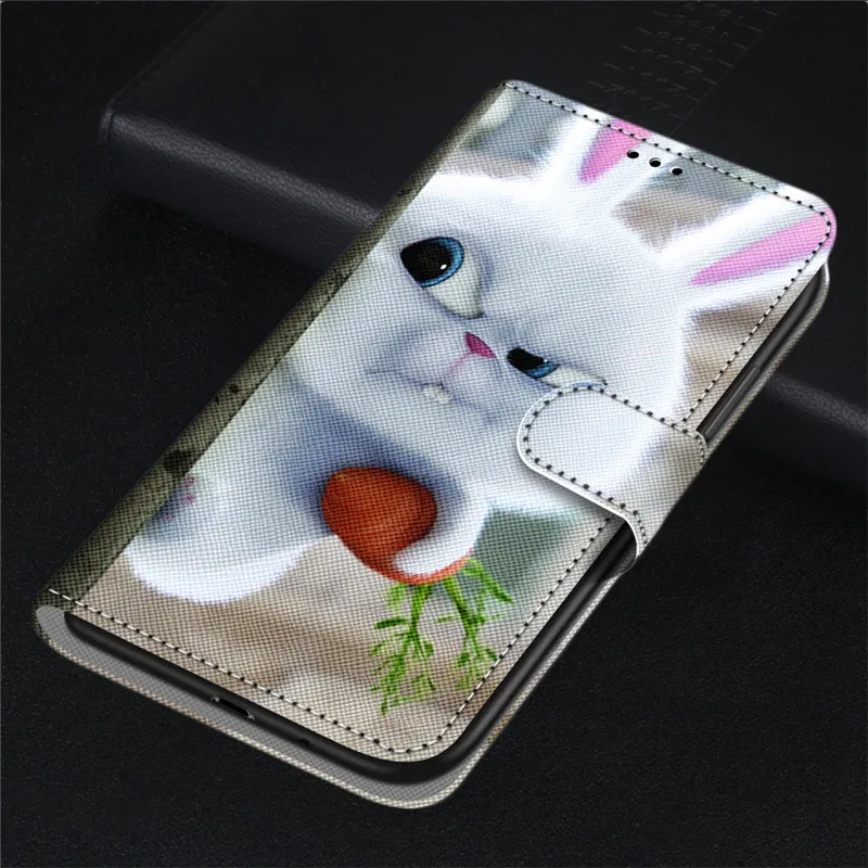 Luxury Animal painted leather Case for Samsung Galaxy A10 A105F Cover A50 A70 A40 A60 A80 A605F A705F Protect Wallet Coque samsung silicone