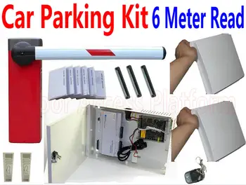 

Car Parking kit Barrier gate Car Entrance+Exit Automatic 0- 6 meter Card reading distance UHF RFID Card+ABS tag+Windows Sticker