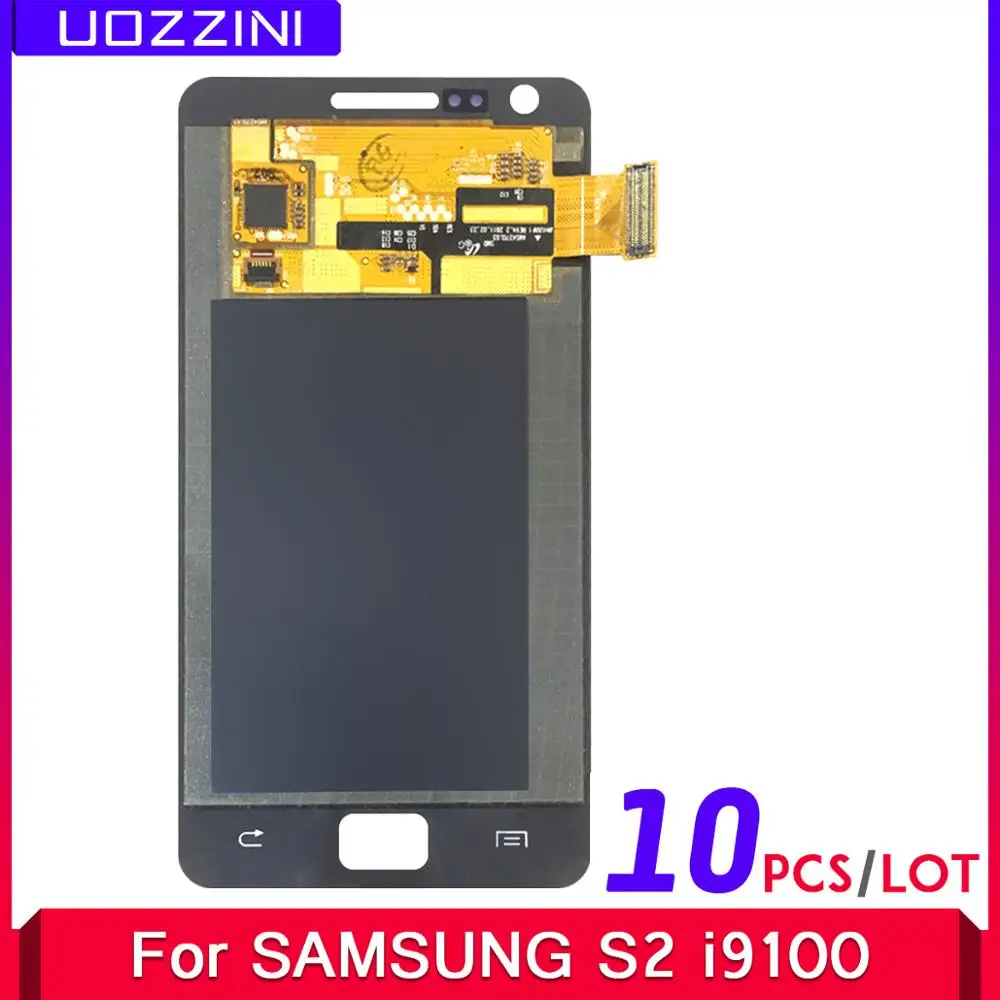 10 шт./партия Super AMOLED для samsung Galaxy SII S2 i9100 ЖК-дисплей 100% протестированный рабочий