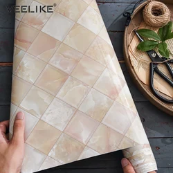 Multi-color Wallpaper Glossy PVC Self Adhesive Marble Wall Sticker Living Room Wall Decor Kitchen Cupboard Desk Waterproof Decal