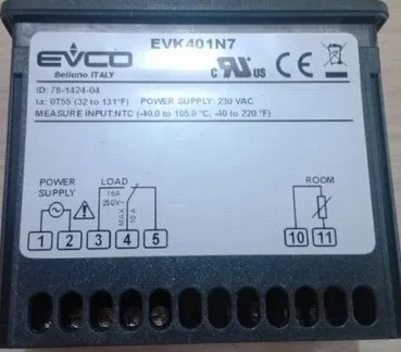 Оригинальная аутентичная Италия(EVCO) EVK401N7 термостат EVK404N9VXBST