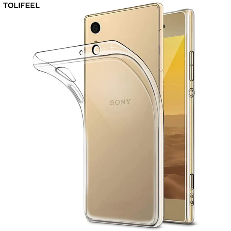 TOLIFEEL чехол для Sony Xperia XA1 Ultra TPU Силиконовый Прозрачный Бампер Мягкий прозрачная задняя крышка