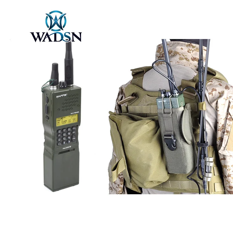 WADSN Тактический AN/PRC 152 манекен Airsoft Радио Чехол Охота CS TRI PRC РАДИОТЕЛЕФОНА модель