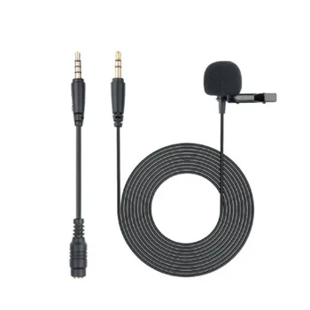 

ACEMIC M11 high quality sound single head wired camera/mobile lavalier clip microphone with mobile converter and DSLR converter