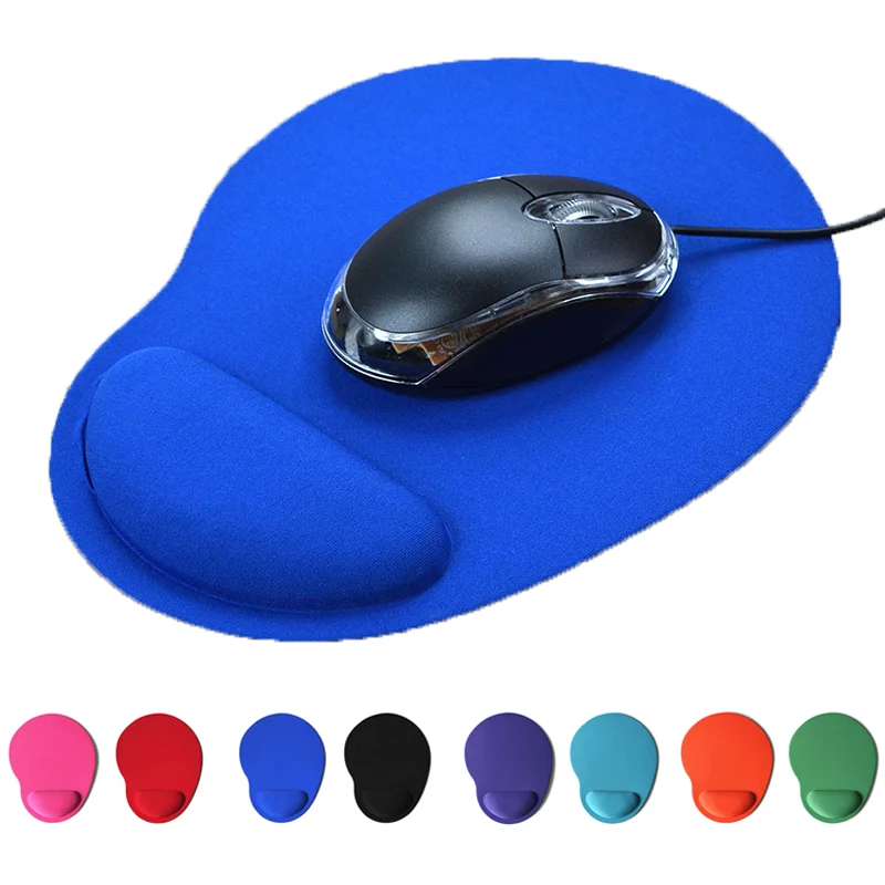 Color sólido de ratón almohadilla EVA pulsera Mousepad alfombrilla para Mouse para juego apoyo óptico ratón Gamer para PC de Juegos de ordenador portátil Accesorios