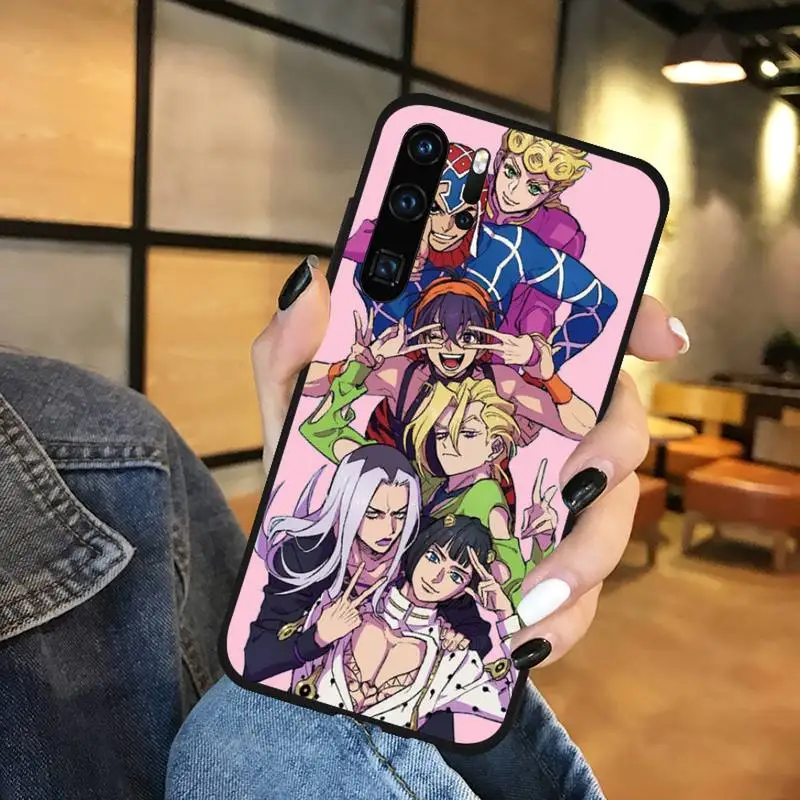 huawei phone cover Anime JoJos Kỳ Dị Phiêu Lưu Ốp Lưng Điện Thoại Huawei Honor Giao Phối P 9 10 20 30 40 Pro 10i 7 8 một X Lite Nova 5T cute phone cases huawei