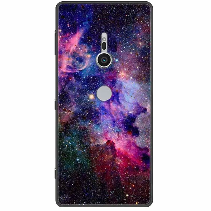 Chic Abstract Design Shockproof Black Silicone Case
