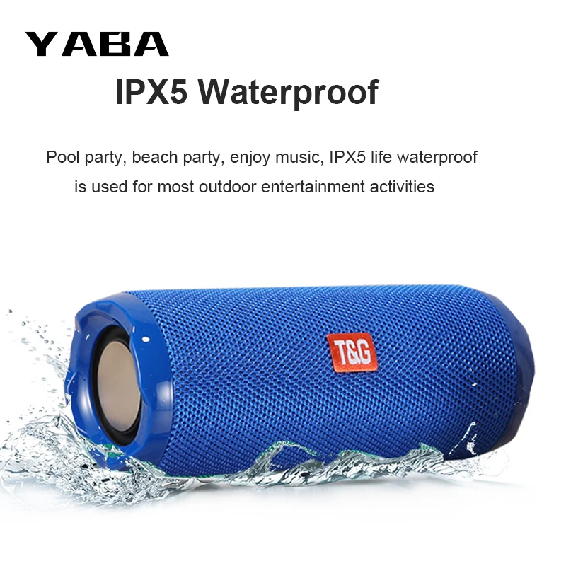 YABA Bluetooth Speakers tws Subwoofer Portable Speakers IPX5 Waterproof Outdoor-Sports Bluetooth 5.0 Speakers Music Play Column YABA Bluetooth Speakers tws Subwoofer Portable Speakers IPX5 Waterproof Outdoor-Sports Bluetooth 5.0 Speakers Music Play Column