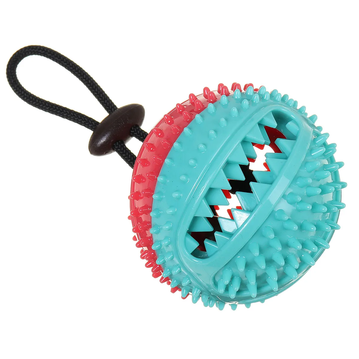 Pet Dog Toy Rubber Ball Grind Clean Teeth Molar Bite Resistant Leakage Food Ball