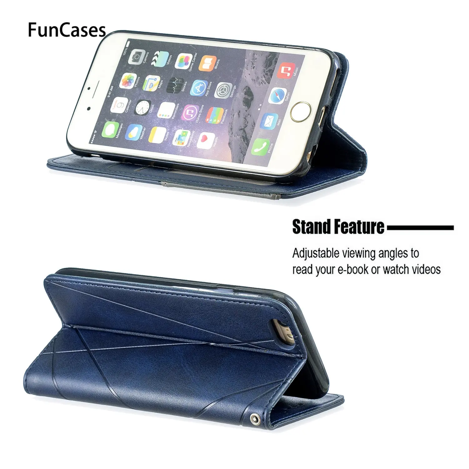 Бизнес силиконовые чехлы для capinha iPhone 6 Coque Флип Бумажник чехол книга СПС Aksesuar Apple