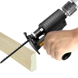 Adaptateur de scie alternative Portable, perceuse électrique, outil électrique de scie domestique modifié, outil adaptateur de fixation de coupe pour le travail du bois 