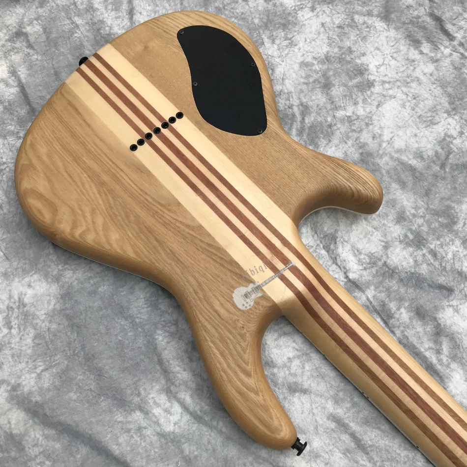 Custom shop электрогитара на заказ, стиль,7-струнная матовая отделка, корпус через шею, Пользовательский логотип и цвет