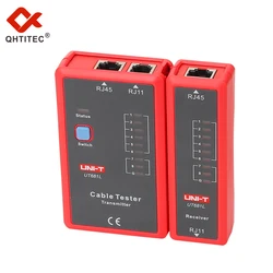 Qhtec – détecteur de câblage UT681L, testeur HD 0 40 ℃, Circuits intégrés BNC HDMI, Instrument de mesure de câbles réseau multifonctionnel 