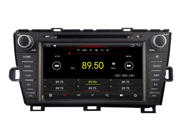 Clearance NaweiGe 8Inch Android quad core MTK 9.1 2+16GB Car dvd for TOYOTA  PRIUS Autoradio GPS Navigation Car Multimedia players 10