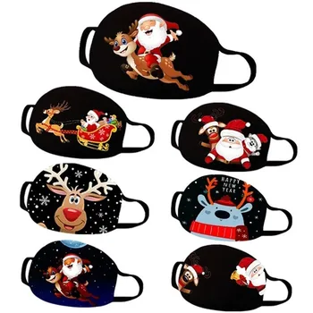 

Adult Dust Mask Christmas Print Rescue Breathable Multi-purpose Face Cover Reuse Mask Facemask Mascarilla Proof Mask Filter Маск