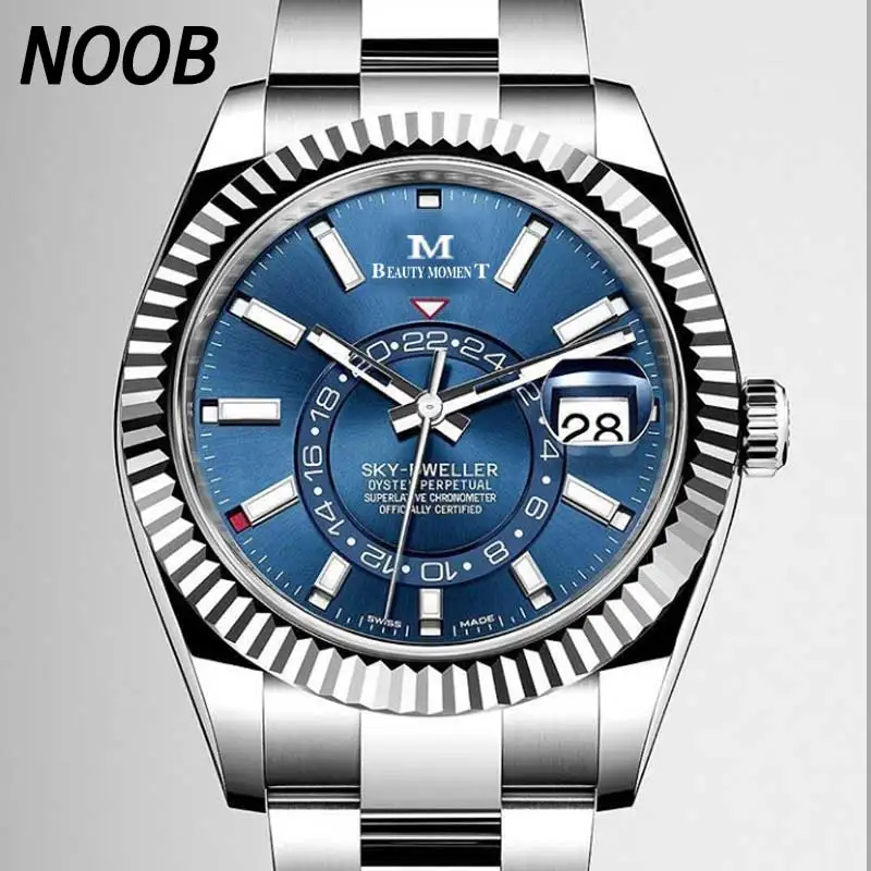 

Men's luxury watch sky dweller 326934 noob 1:1 clone 9001 movement manually adjust month Asian 23j automatic movement Watch