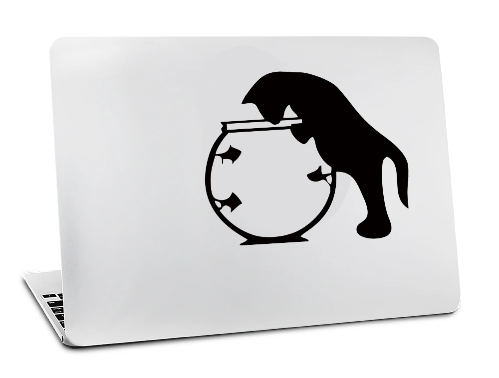 A3015 Наклейка с котом для Aladin Magic Racer для Macbook Skin Air 11 12 13 Pro 13 15 17 retina для Apple, ноутбука, автомобиля, Виниловая наклейка - Цвет: A3015