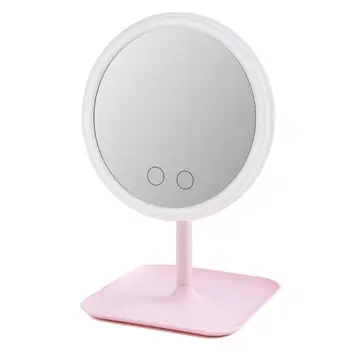 

Adjustable Makeup Mirror with 3 Level Led Light Dressing Table Mirror Beauty Ring Light for Photo Fill Light