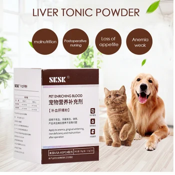 

Pet cat and dog blood tonic liver powder dog and cat universal pregnancy after the postpartum iron nourishing blood nutritional