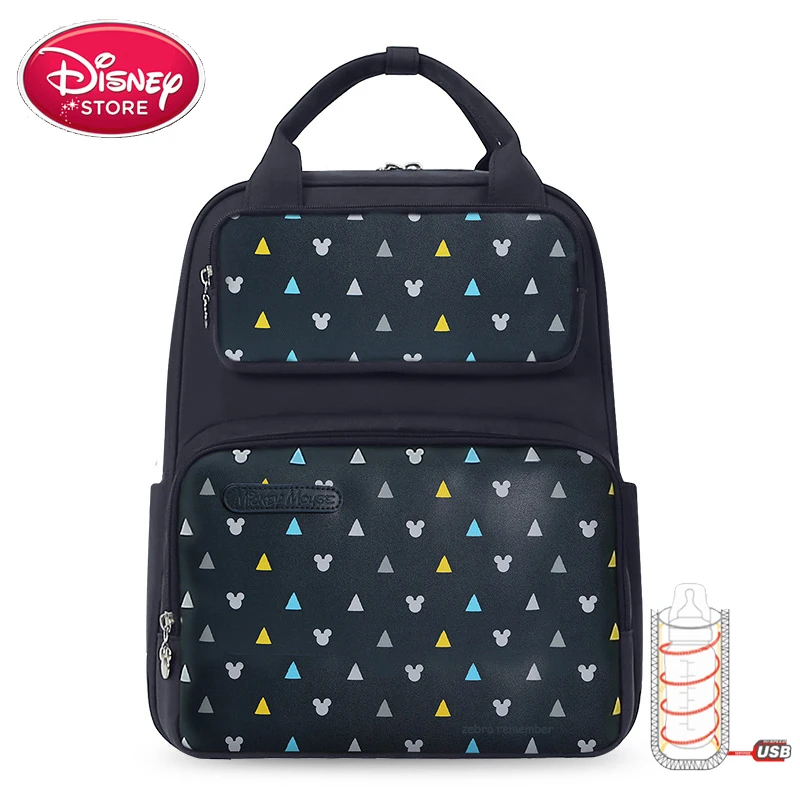 Сумка для подгузников Disney сумка мам USB бутылочка с Микки Маусом сумки детских