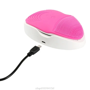 

Silicone Electric Face Cleansing Brush Rechargeable Deep Facial Cleanser Brush Skin Care N11 20 Dropshipping