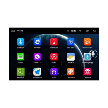 

7 Inch 2 Din for Android 8.1 Car MP5 Player 1+16G Stereo Radio WIFI 3G GPS FM bluetooth TF Card USB with 4-LED Rear View Camera