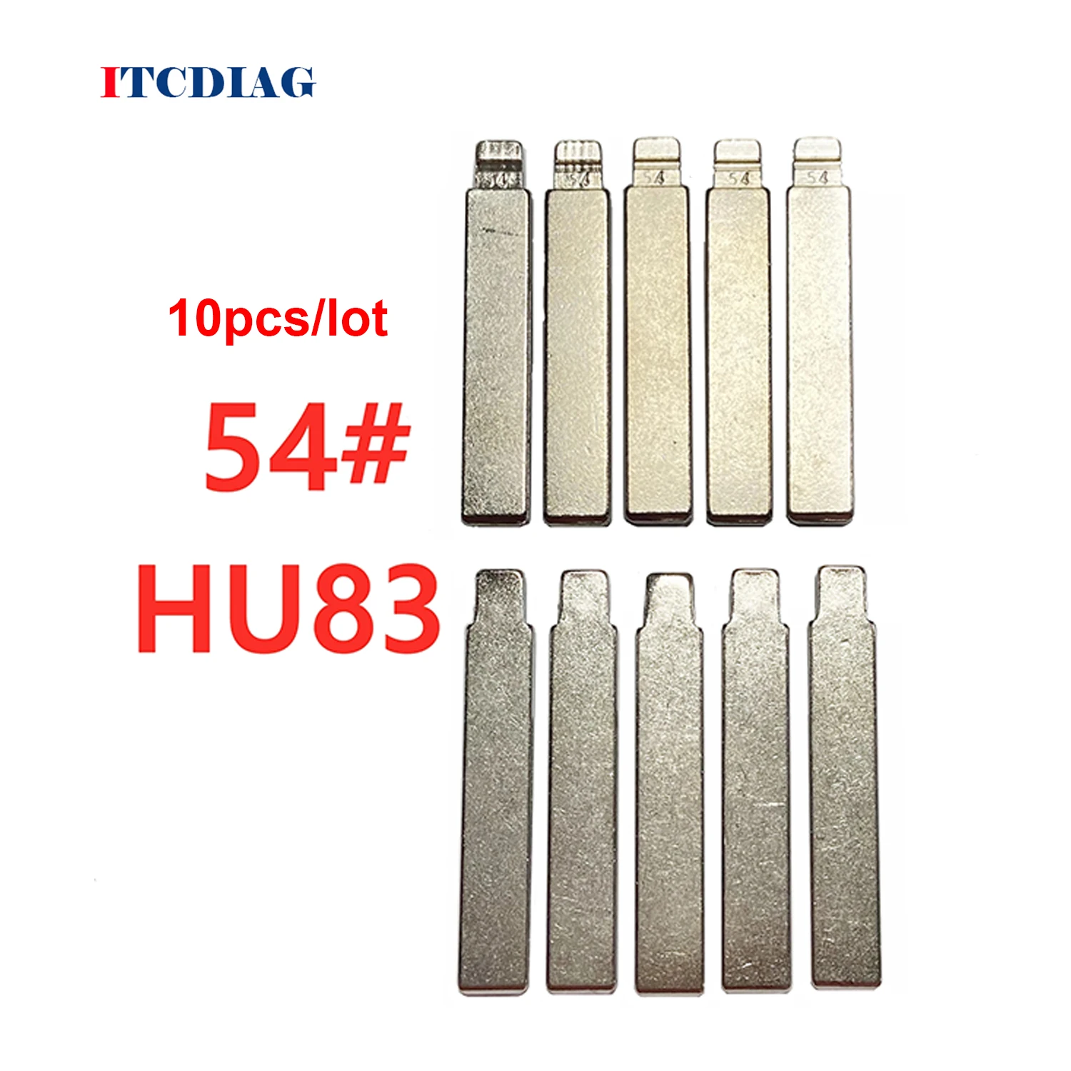 

10pcs/lot #54 lishi HU83 Metal Blank Uncut Flip KD/VVDI Remote Key Blade for Peugeot 301 / 307 / 308 / 408 Citroen C3 / C4L / C5