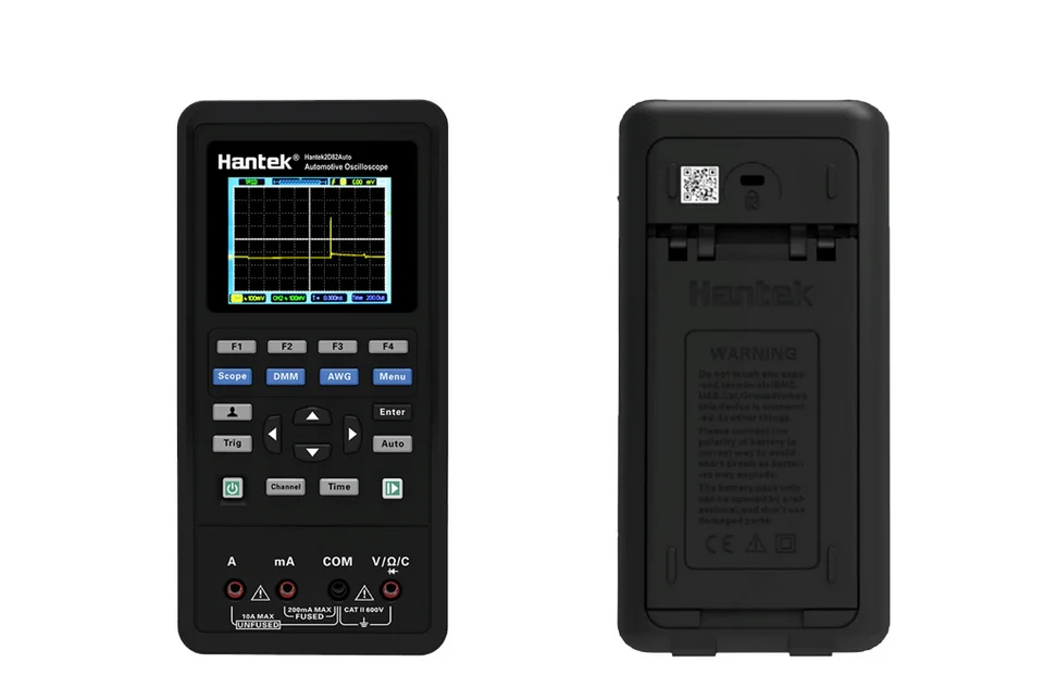  Portable oscilloscope HANTEK OSCILLOSCOPE 2D82 4 in 1 car tester Multimeter and Signal simulator fu