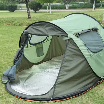 

3-4 persons automatic speed open throwing pop up windproof waterproof beach outdoor camping tent large space free shipping