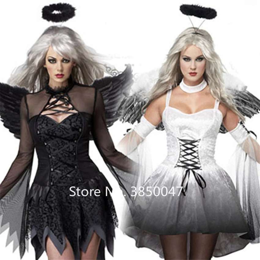 

Scary Vampire Cosplay Costumes Halloween Gothic Ghost Bride Bandage Dress Day of The Dead Party Carnival Sexy Zombie Clothing