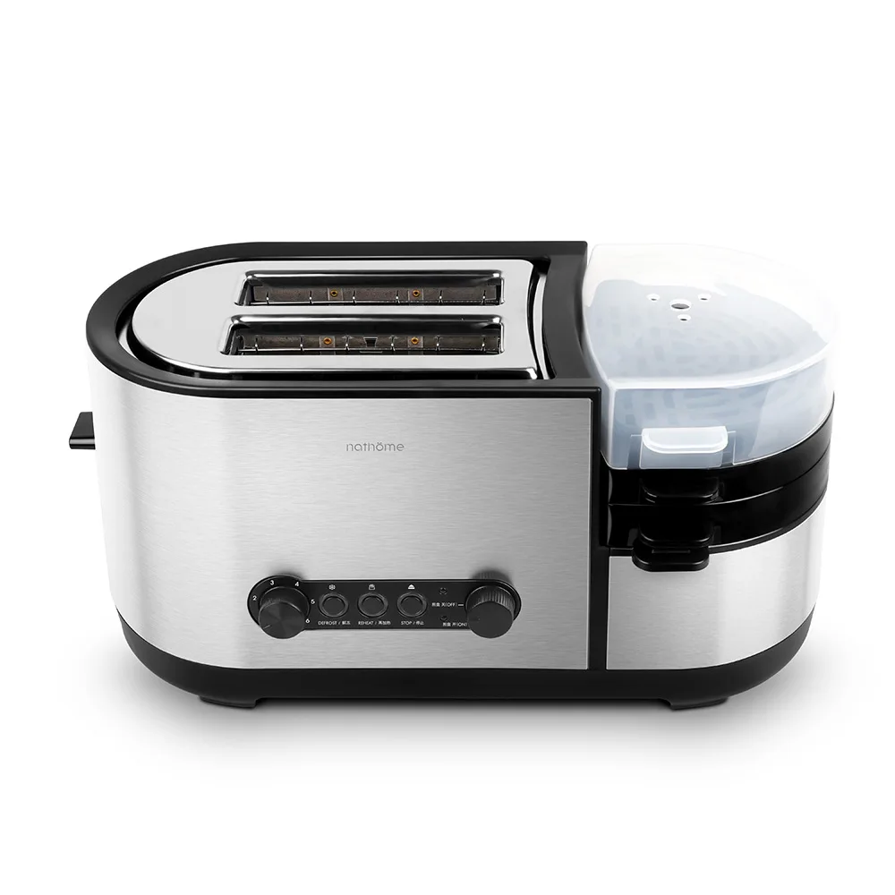 

Multi-function Sandwich Maker Baking Cooking Frying In One Breakfast Machine Home Fast Heating Toaster 220V 1671765