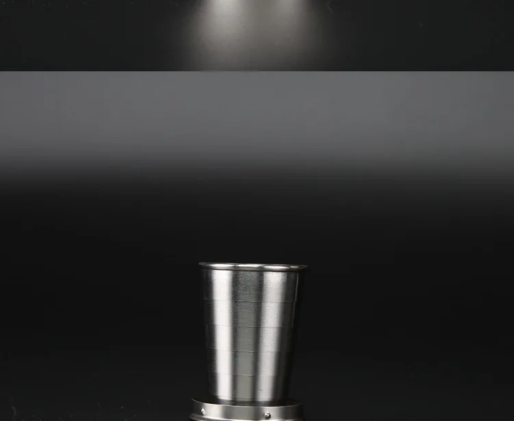 Telescopic Cup Stainless Steel Telescopic Cup Travel Small Cup Small 70 Ml Folding Cup