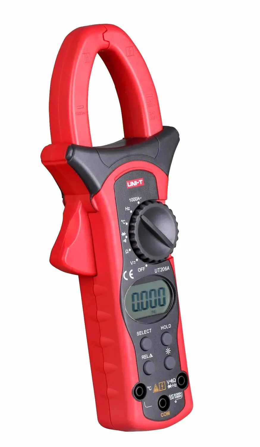 UNI-T UT206A 1000A Digital Clamp Meters Earth Ground Megohmmeter Multimeter Voltage Current Resistance Insulation Tester