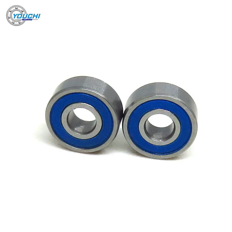 

10pcs MR83 2RS 3x8x3 mm Chrome Steel Blue Rubber Seals Ball Bearings MR83RS 3*8*3 mm ABEC-3 RC Car Truck Miniature Bearing