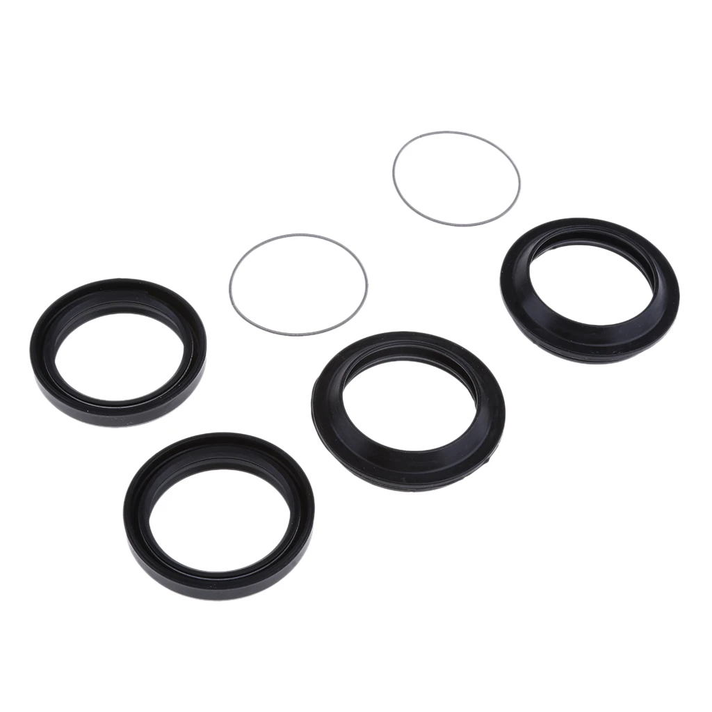 Rubber Front Fork Damper Oil Seal And Wiper Kit Fit Yamaha XJR400 41x53x8mm