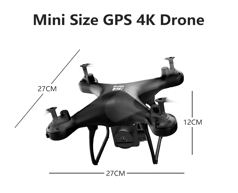 Профессиональный gps-дрон 4 K, Квадрокоптер с камерой, HD, с длительным временем полета, Дрон RC FPV Mini Drone X PRO VS F11 SG907 E520S