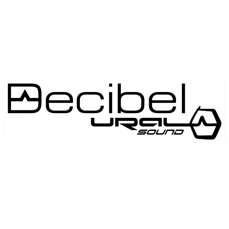 

CS-1747# Decibel Ural sound reflective funny car sticker vinyl decal for auto car stickers styling removable car decoration
