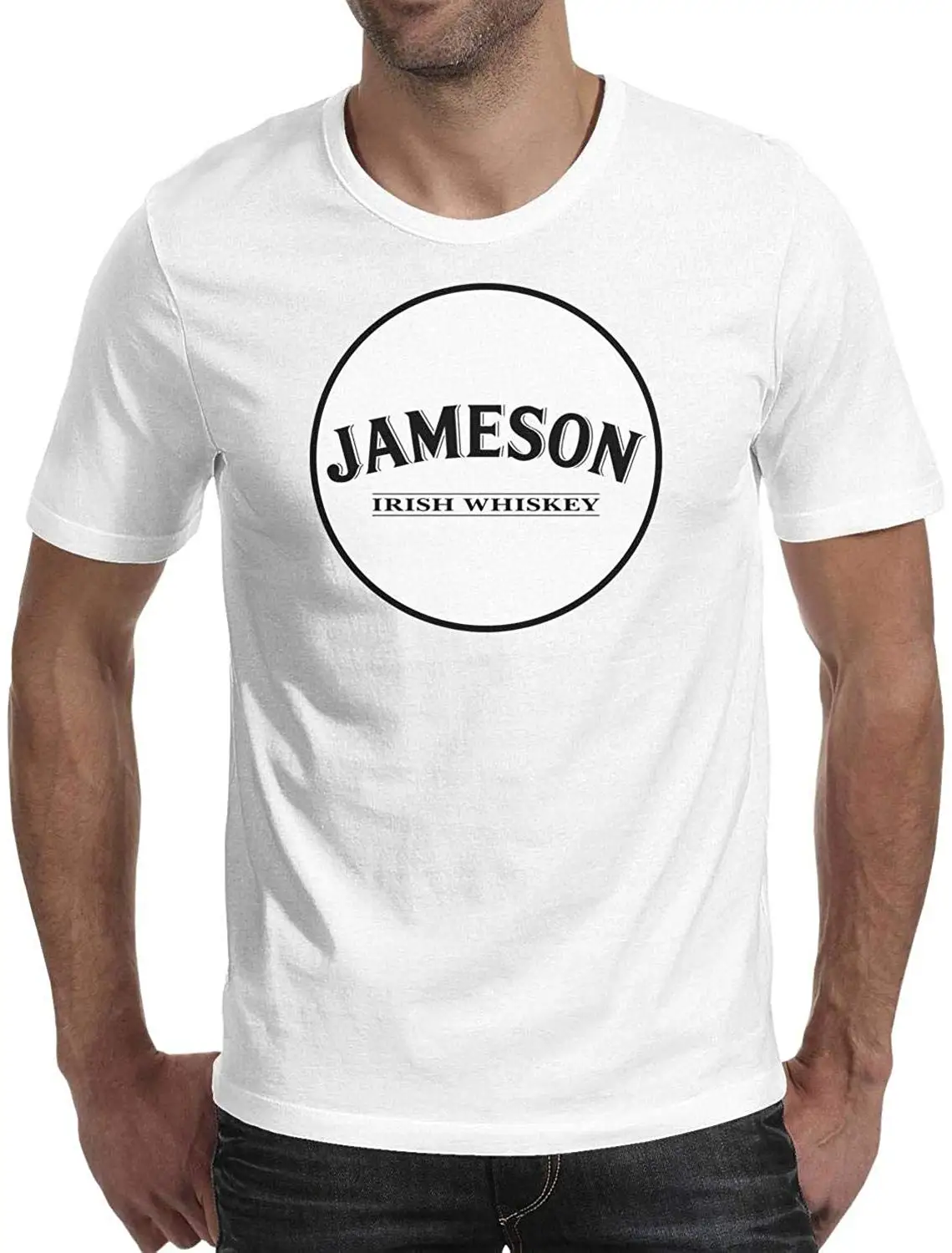 Мужская футболка Jameson-Irish-Whiskey-Slim Fit с короткими рукавами |