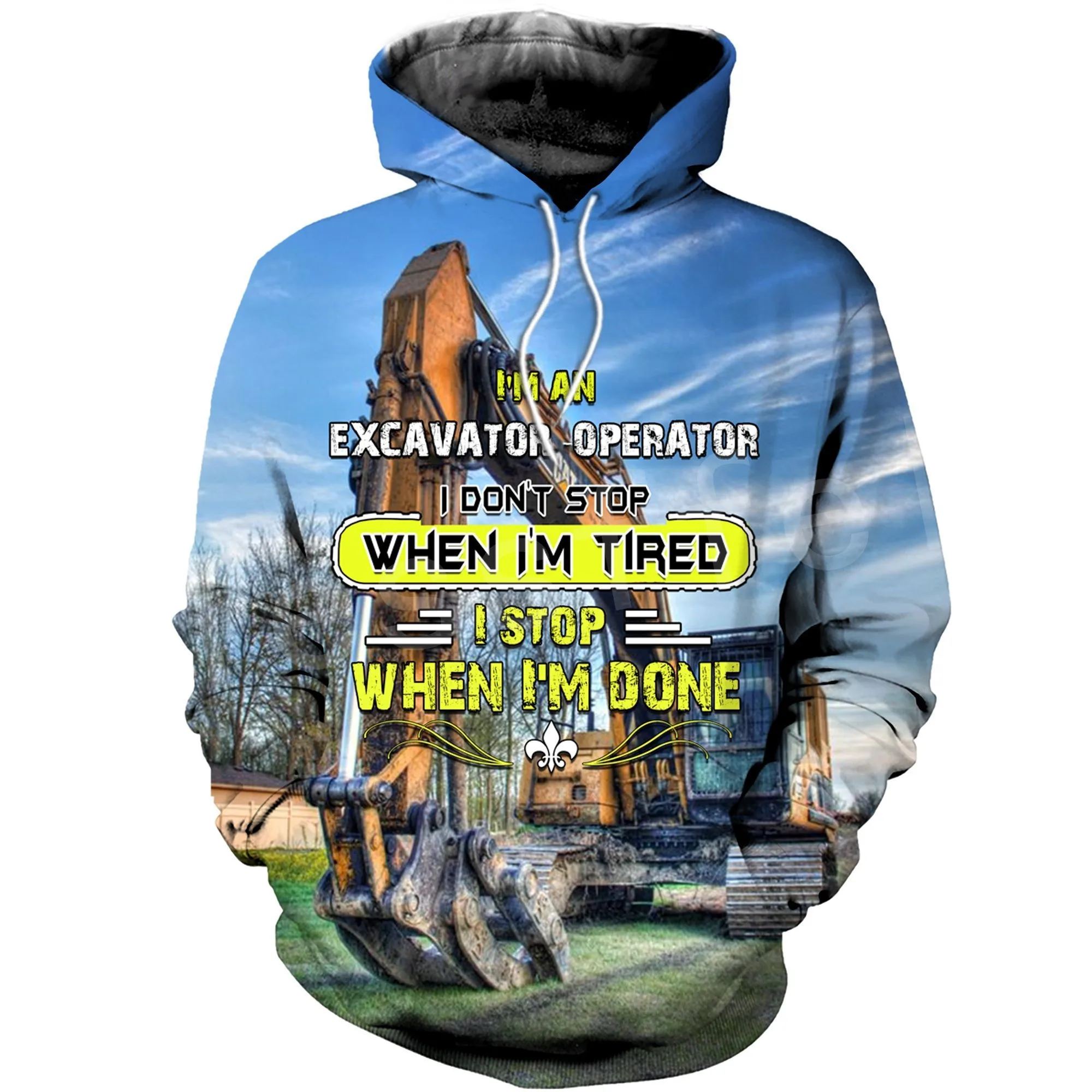 

Tessffel Excavator Heavy Equipment Operator Worker Driver Tracksuit 3DPrint Casual Drop shipping Sweatshirt Hoodies Men/Women 10